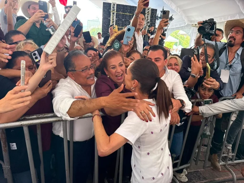 Claudia Sheinbaum es ejemplo de honestidad y resultados en NL: Mijes 1 mijes claudia 2