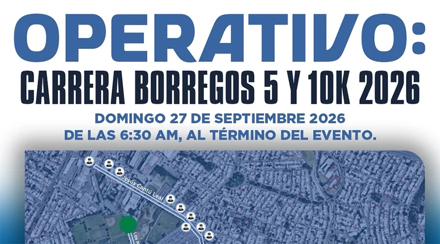 monterrey-implementara-operativo-vial-carrera-borregos Monterrey implementará operativo vial por carrera Borregos 5 y 10K este domingo.