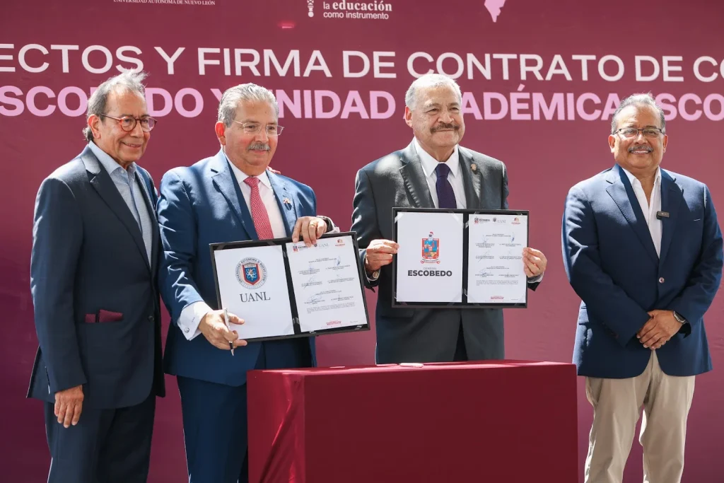 Formaliza UANL y Escobedo en proyecto de hospital y unidad académica 1 Formaliza UANL y Escobedo en proyecto de hospital y unidad académica