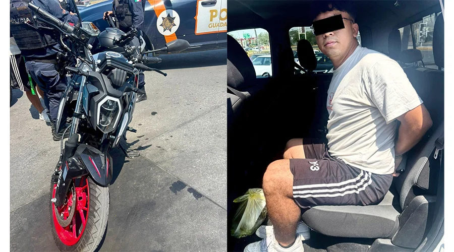 recuperan-moto-robada Motocicleta recuperada tras operativo policial por reporte de moto robada en Guadalupe