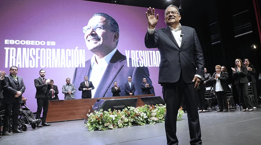 resalta-mijes-crecimiento-de-escobedo-en-cinco-anos Al reintegrarse a la alcaldía de Escobedo, Andrés Mijes presentó su quinto informe de Gobierno en el que resaltó el crecimiento del municipio en rubros económicos y sociales, así como de infraestructura, con la guia de la presidenta de México, Claudia Sheinbaum.