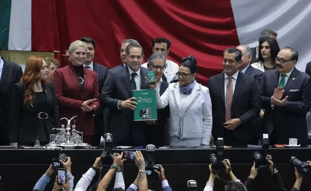 rosa-icela-rodriguez-segundo-informe-gobierno Rosa Icela Rodríguez entrega el Segundo Informe de Gobierno en la Cámara de Diputados