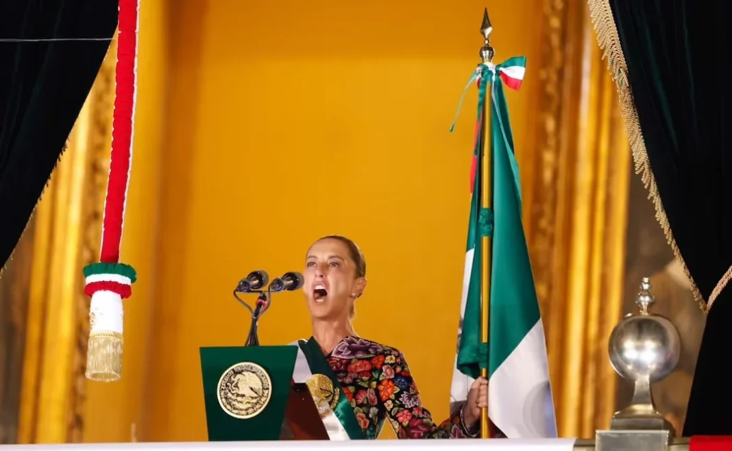 sheinbaum-da-su-segundo-grito-de-independencia Claudia Sheinbaum encabeza su segundo Grito de Independencia desde Palacio Nacional.