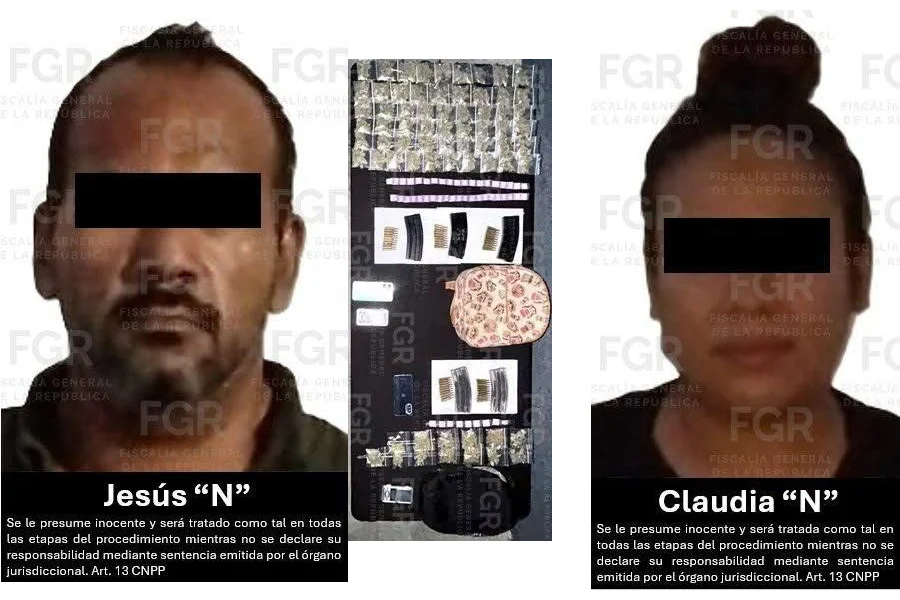 vinculan-a-pareja-drogas-cartuchos-guadalupe Vinculan a pareja asegurada con drogas y cartuchos en Guadalupe