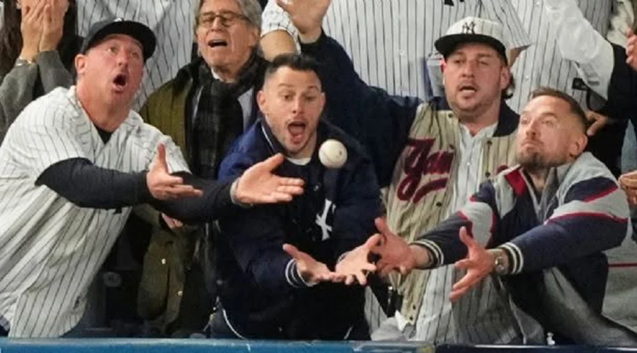 Fanático de Yankees les ‘roba’ el empate y termina expulsado del estadio 1 2