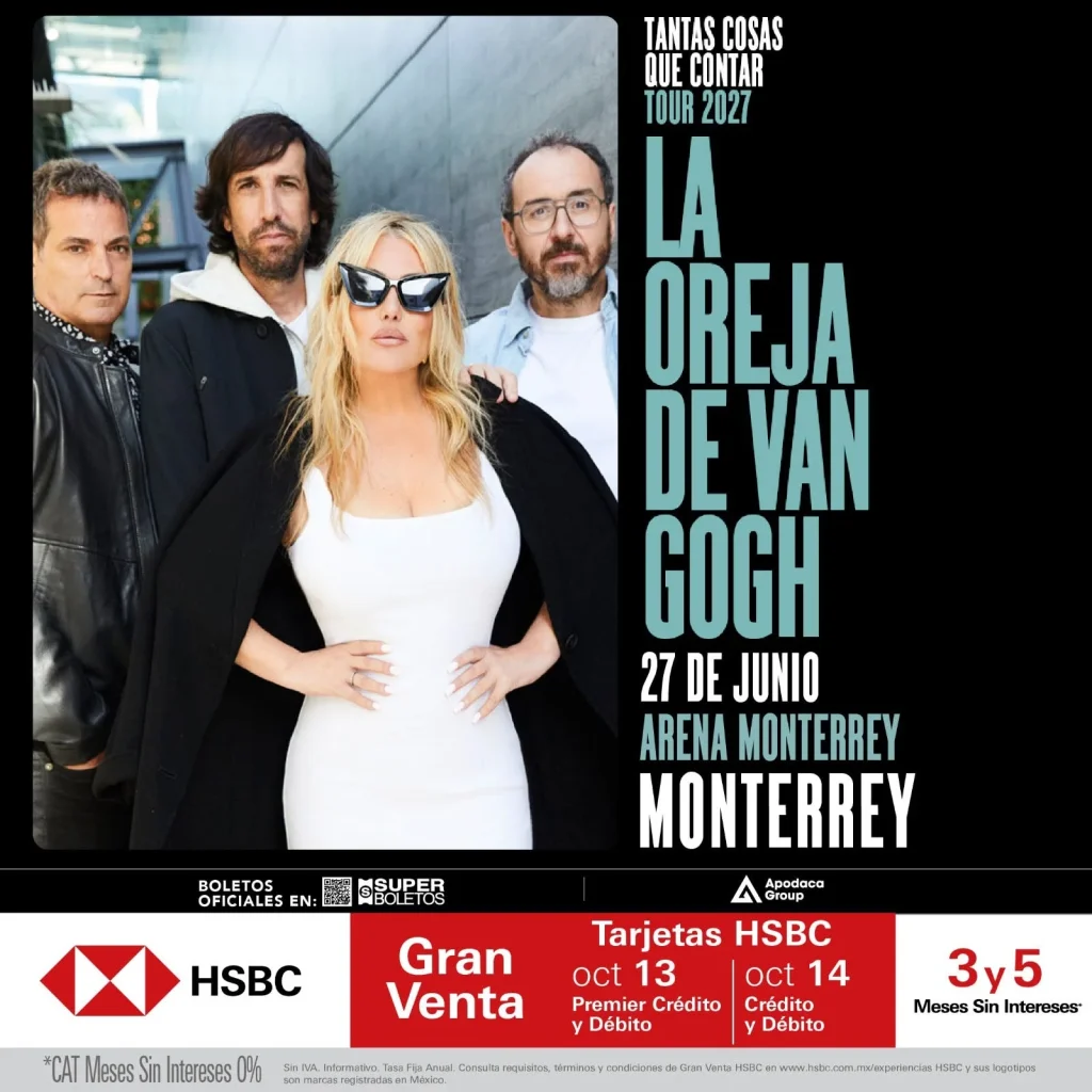 Confirman regreso de La Oreja de Van Gogh a la Arena Monterrey 1 837631295 1355953023280700 1132886117604820913 n