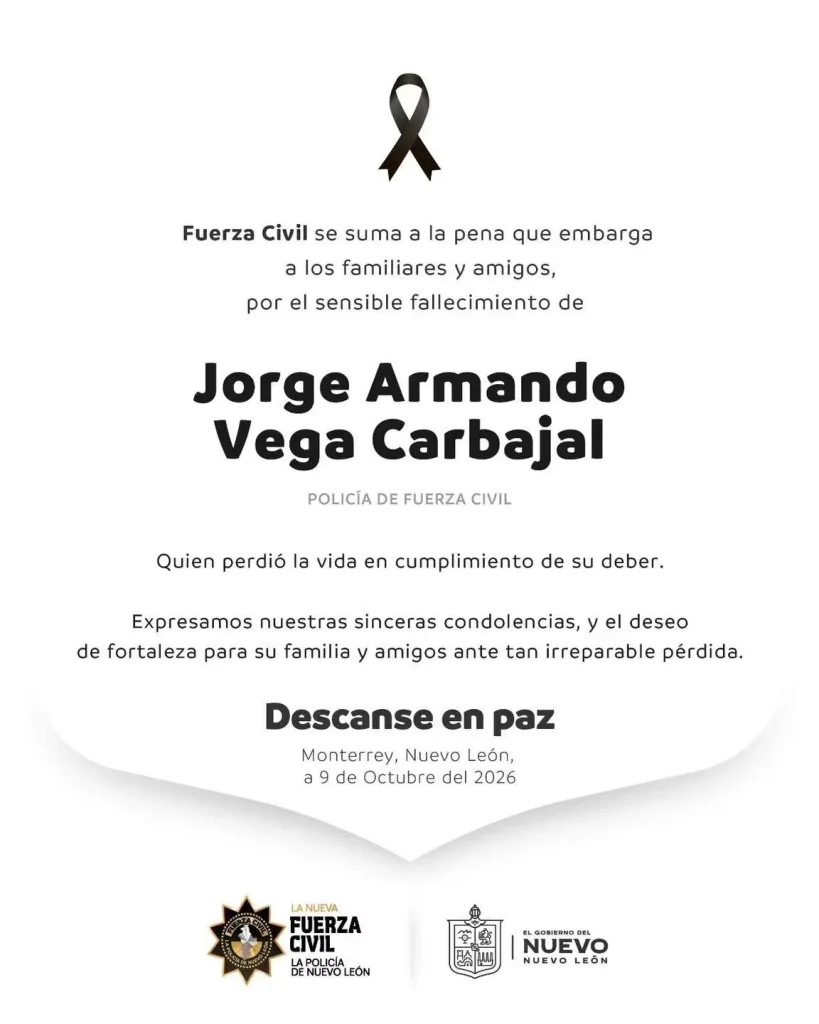 Fuerza Civil lamenta muerte de policías tras volcadura 2 840658970 4597339237203108 497281142855843597 n