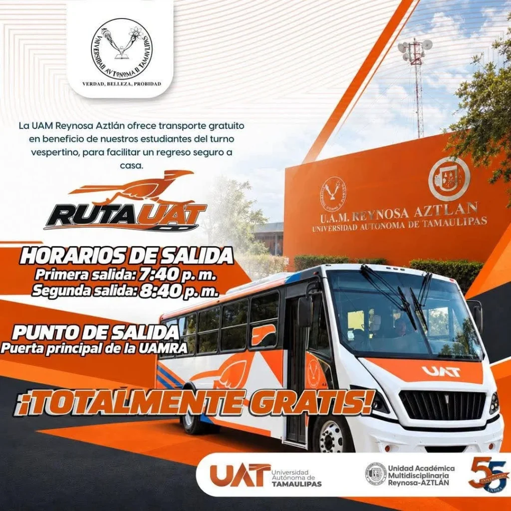 Ofrece UAM Aztlán transporte gratuito con "Ruta UAT" para turno vespertino 1 844917006 1667835681637519 8520213652184683371 n