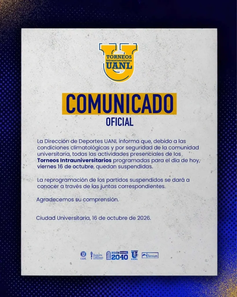 Suspende UANL torneos intra; Auténticos en duda 1 845542332 4653307671617538 6738481682551651366 n