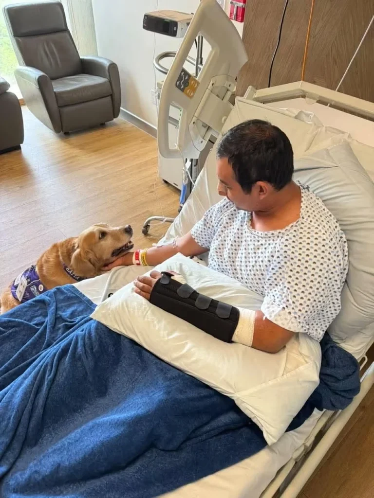 Dogtores visitan a pacientes del Hospital Faro del Mayab 1 846427468 3265075623681013 8696963430417235085 n