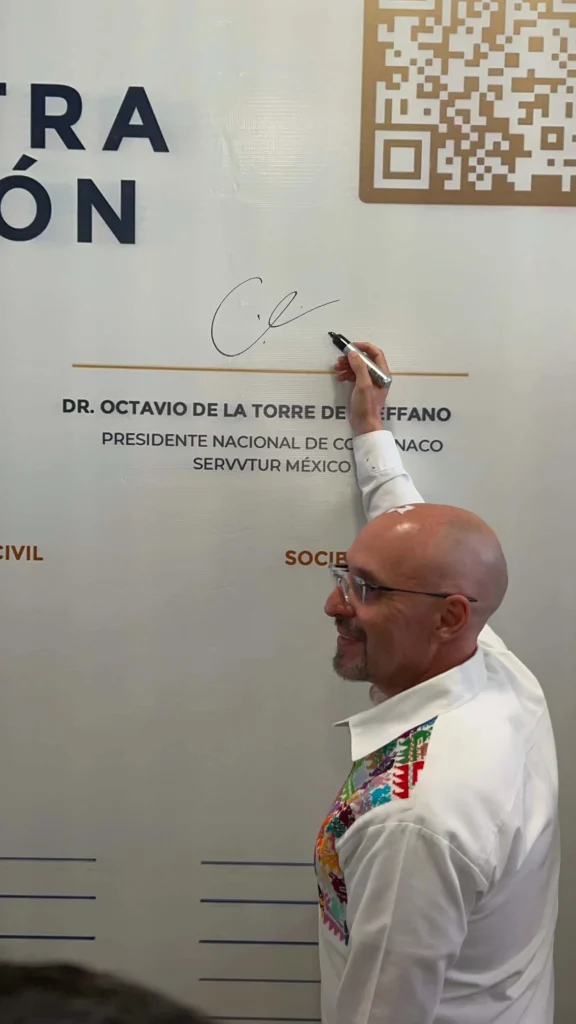 Firman pacto contra la extorsión en Reynosa; piden resultados 2 Representantes empresariales y autoridades durante la firma del Pacto contra la Extorsión en Reynosa.