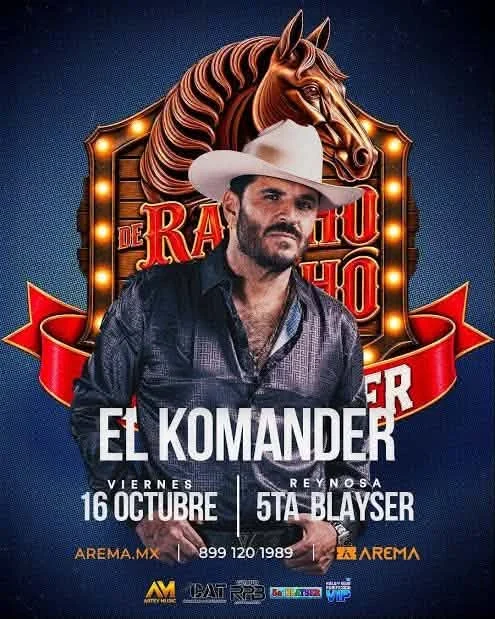 Cancelan presentación de “El Komander” en Reynosa 1 847858941 1108887361743248 969622005307993333 n