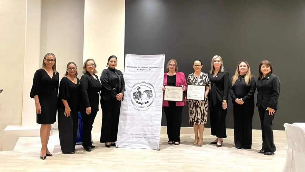 AMPRAC analiza avances en derechos políticos de las mujeres rumbo a elecciones de 2027 1 Ponentes participan en el conversatorio sobre los derechos políticos de las mujeres en Reynosa.
