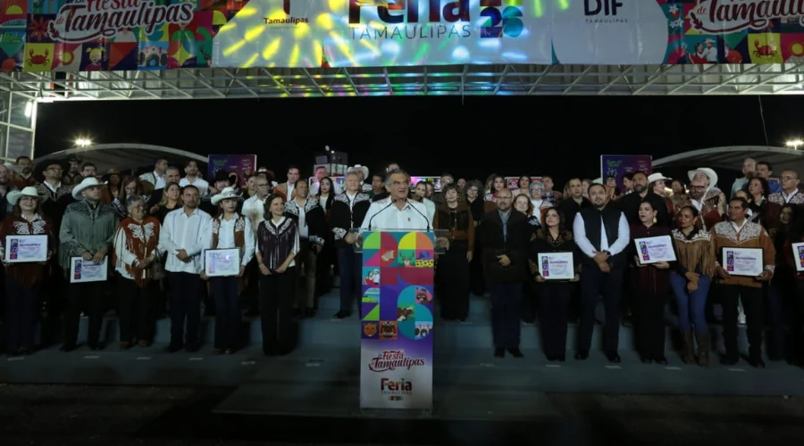 Feria Tamaulipas 2026, oportunidad para disfrutar La Feria Tamaulipas 2026 es una gran oportunidad para fortalecer nuestra identidad, para disfrutar y convivir como tamaulipecos y tamaulipecas, como gente de bien que queremos vivir en paz, aseguró el gobernador Américo Villarreal Anaya.