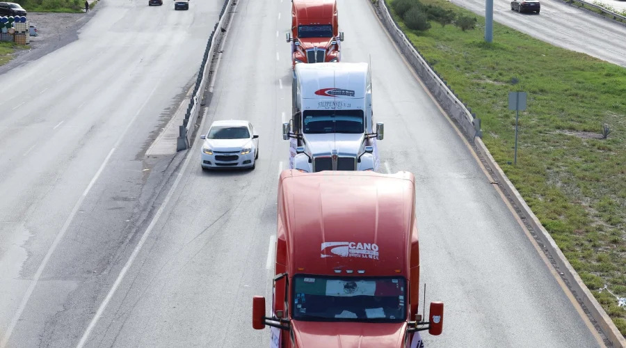 Integrantes del sector empresarial fijan postura ante las demandas de transportistas en Reynosa.