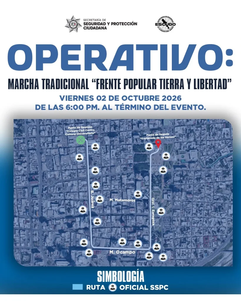 Implementará Monterrey operativo vial por marcha del 2 de octubre 1 OPERATIVO 2332