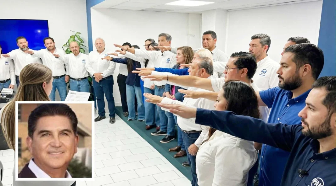 Pan Gaarcía Vivian PAN Reynosa Raúl García Vivián toma protesta al frente del PAN en Reynosa.