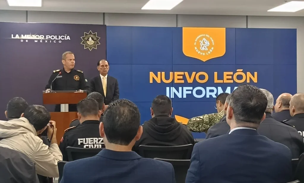 Reporta Mesa de Seguridad 89 detenciones en Nuevo León 1 Autoridades presentan el balance sobre las detenciones en Nuevo León.