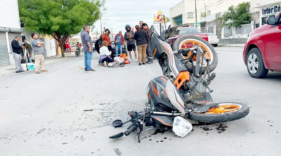 accidentes en moto Victoria Elementos de tránsito atienden reporte de accidentes en moto en Ciudad Victoria.