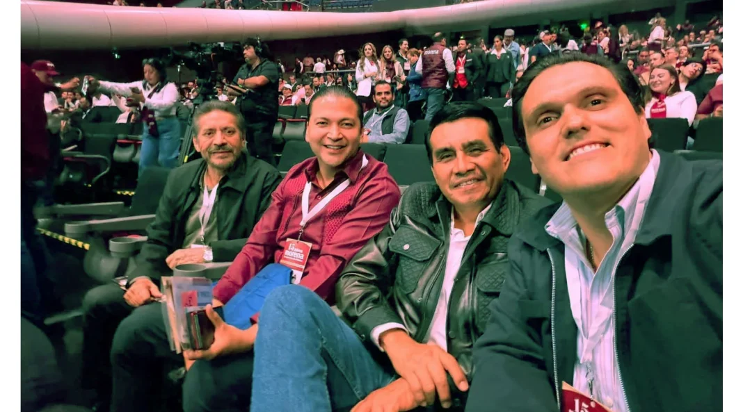 aniversario-de-morena Celebración del aniversario de Morena con Humberto Prieto Herrera en el Auditorio Nacional.