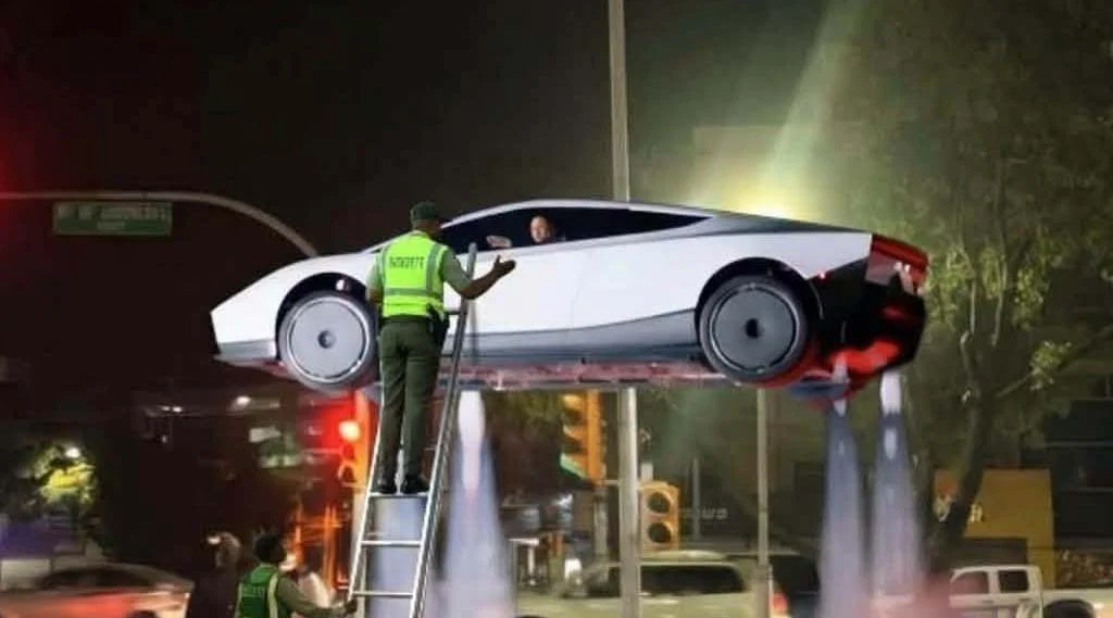Auto ‘volador’ de Tesla desata lluvia de memes 2 auto volador de tesla memes 3