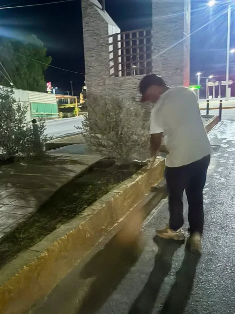Realizan limpieza en bulevar de Av. Hidalgo en Díaz Ordaz 1 av hidalgo diaz ordaz 2