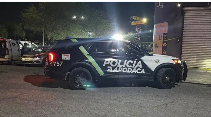 camion-urbano-apodaca Zona del accidente donde un camión urbano atropella a un adolescente en Apodaca.