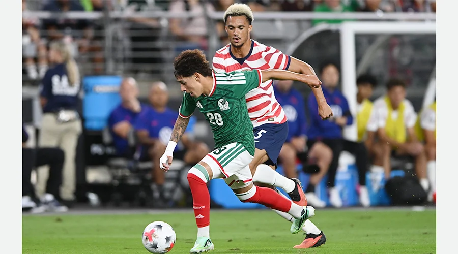 clasico-de-concacaf-mexico-estados-unidos La Selección Mexicana durante el partido del Clásico de Concacaf contra Estados Unidos.
