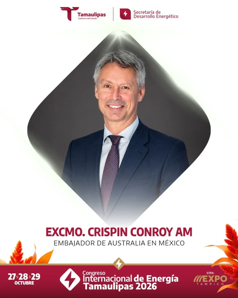 Participarán embajadores de cinco países en el Congreso Internacional de Energía Tamaulipas 2026 5 Participarán embajadores de cinco países en el Congreso Internacional de Energía Tamaulipas 2026