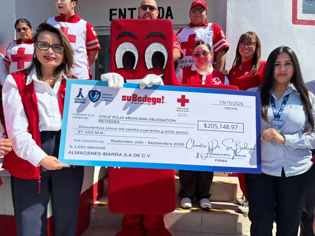 cruz-roja-reynosa 22 Cruz Roja Reynosa en la entrega de donativo por redondeo a la Cruz Roja Reynosa