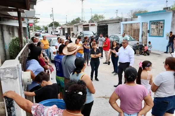 Visita Eduardo López Arias la populosa colonia Valle Modelo 2 Visita Eduardo López Arias la populosa colonia Valle Modelo