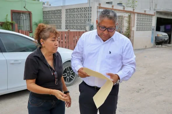 Visita Eduardo López Arias la populosa colonia Valle Modelo 1 Visita Eduardo López Arias la populosa colonia Valle Modelo
