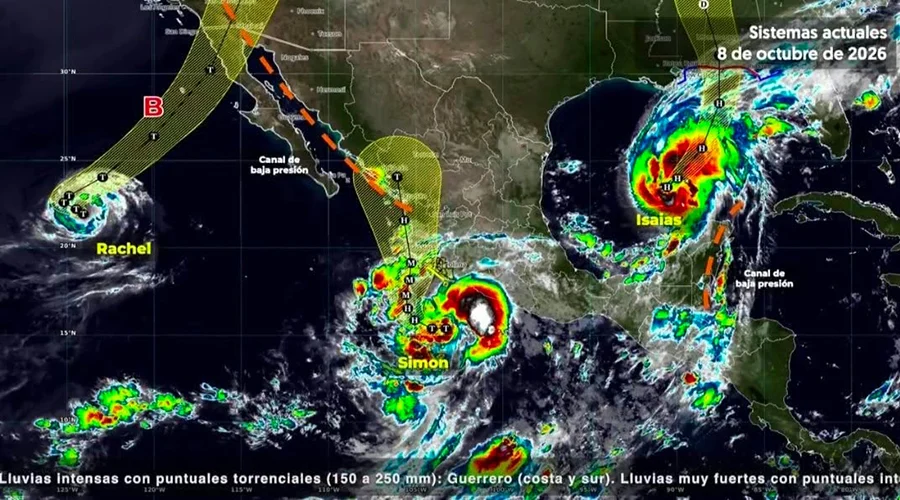 huracan-isaias-lluvias-tamaulipas Nubes de lluvia generadas por el huracán Isaías en la costa tamaulipeca