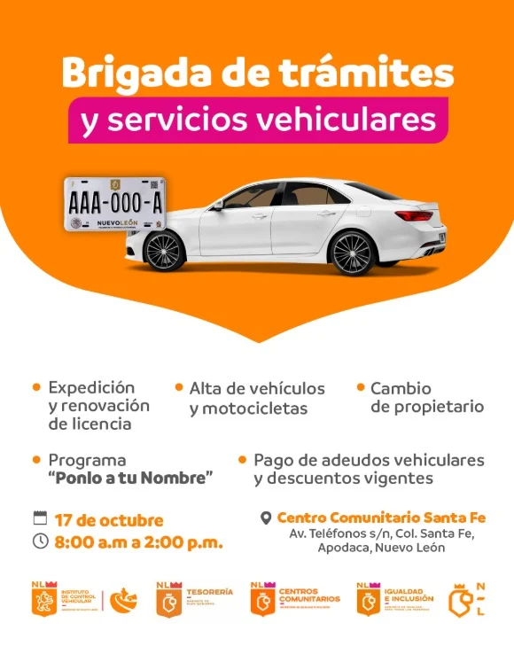 Llevarán Igualdad e Inclusión y Control Vehicular brigada a Apodaca 2 Llevarán Igualdad e Inclusión y Control Vehicular brigada a Apodaca