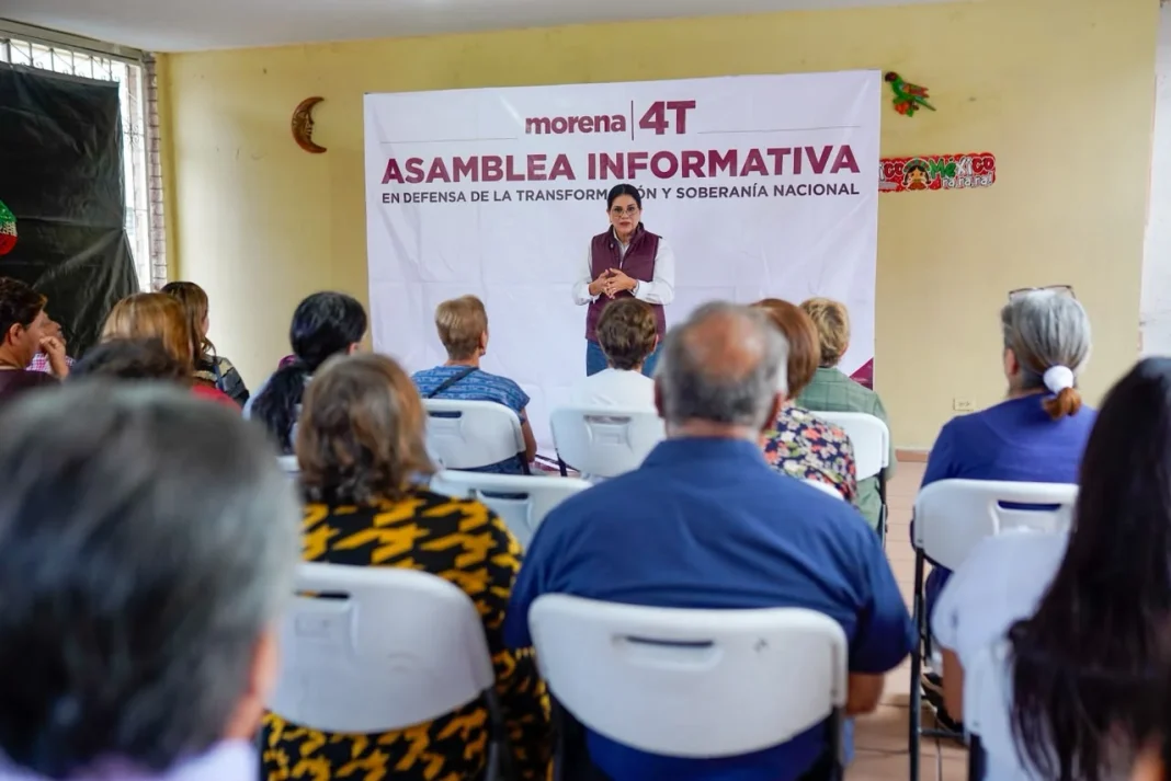 liz-galicia-adultos-mayores Tiene Liz Galicia acercamiento con adultos mayores simpatizantes al Movimiento de la 4T