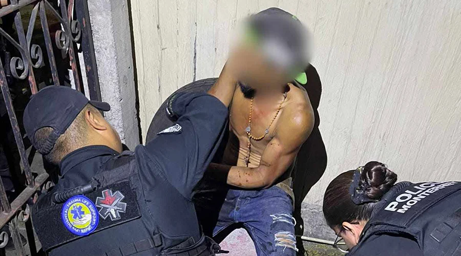 lo-hieren-a-balazos-monterrey Elementos de seguridad atienden el reporte donde lo hieren a balazos en Monterrey