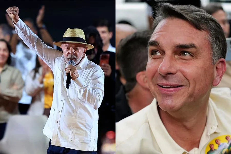 lula-bolsonaro Lula y Flávio Bolsonaro van a segunda vuelta en las elecciones presidenciales de Brasil.