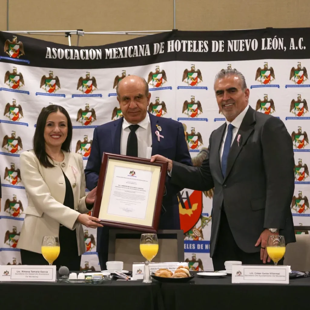 Reconocen hoteleros de Nuevo León a Gobierno de Monterrey 1 monterrey hoteleros 2