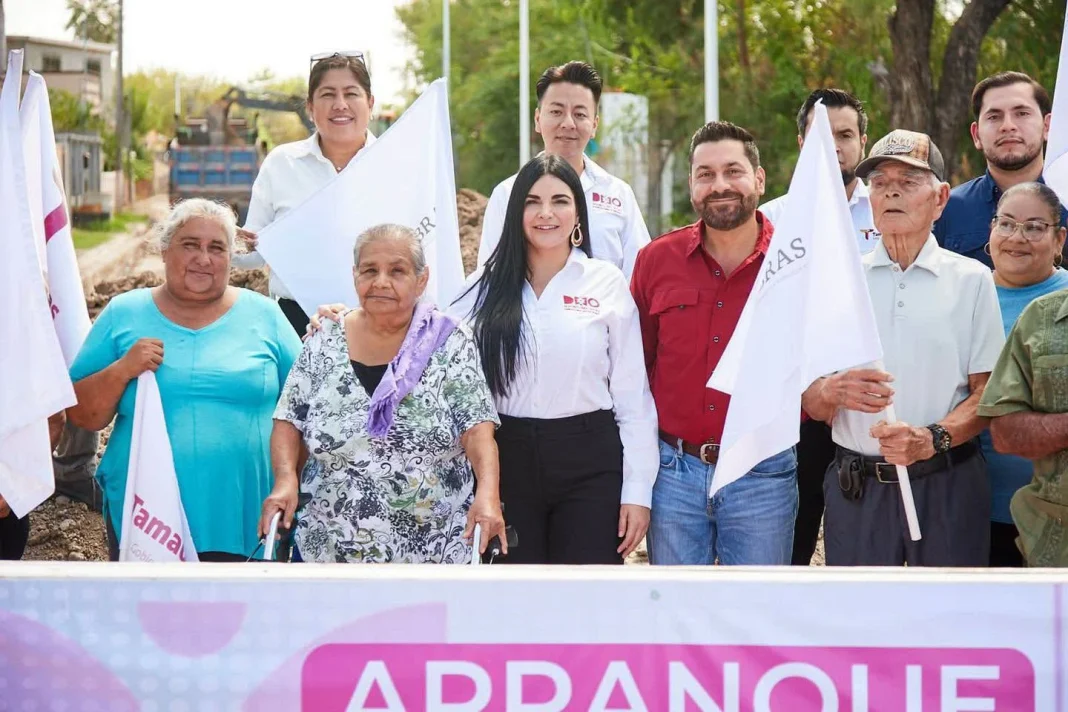 nataly-garcia-pavimentacion Nataly García da banderazo de arranque a obra de pavimentación