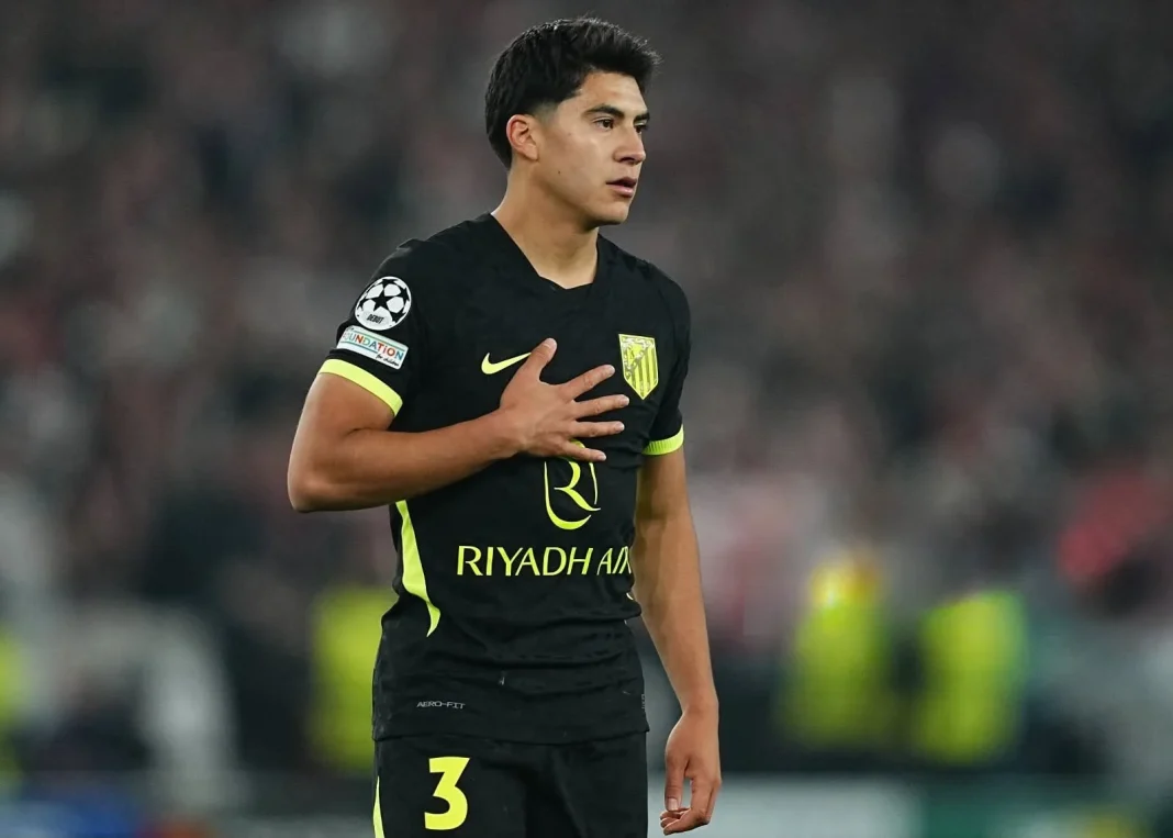 obed-vargas-debut-champions-league Obed Vargas en su debut durante la Champions League con el Atlético de Madrid.