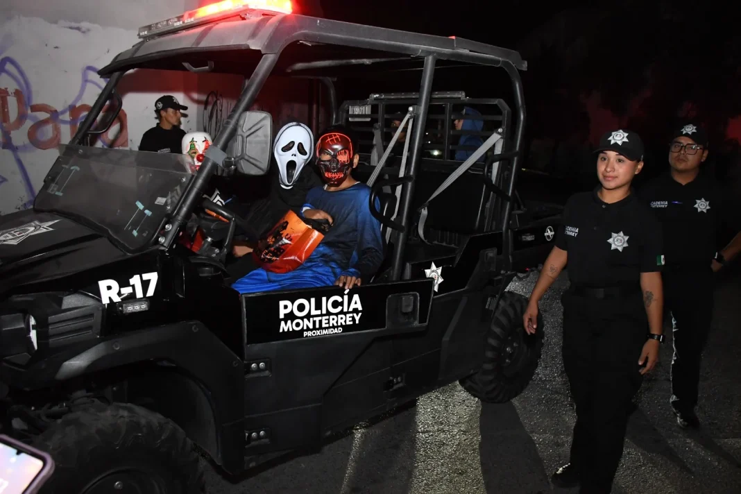 policia-monterrey-rhalloween Policía de Monterrey realizará operativo en colonias por Halloween