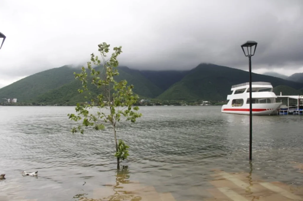 Presa La Boca está "al tope" por recientes lluvias (FOTOGALERÍA) 3 presa la boca lluvias 2