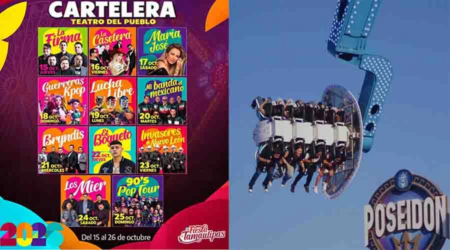 programa-feria-tamaulipas-2026 Cartelera y programa oficial de la Feria Tamaulipas con conciertos y atracciones.