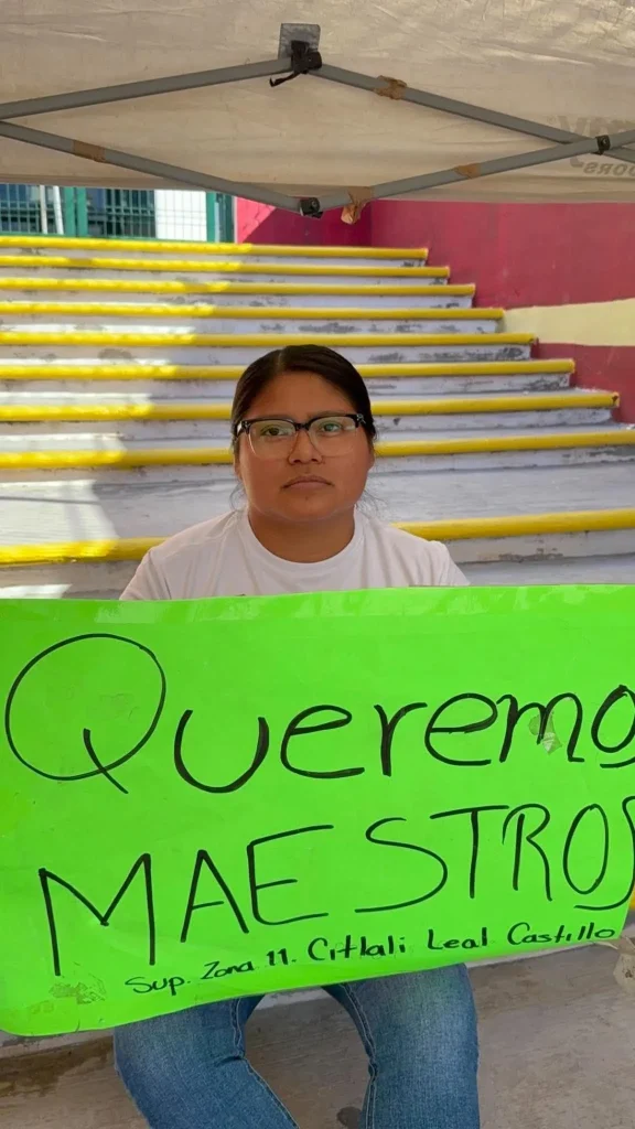 Permanece protesta de padres de la secundaria Ana Teresa Luebbert 1 protesta padres secundaria reynosa