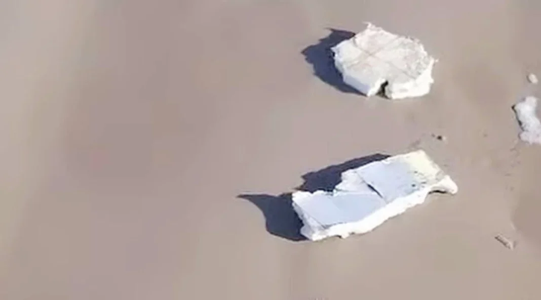 residuos-espaciales-playa-bagdad Hallazgo de posibles residuos espaciales Playa Bagdad atribuidos a SpaceX