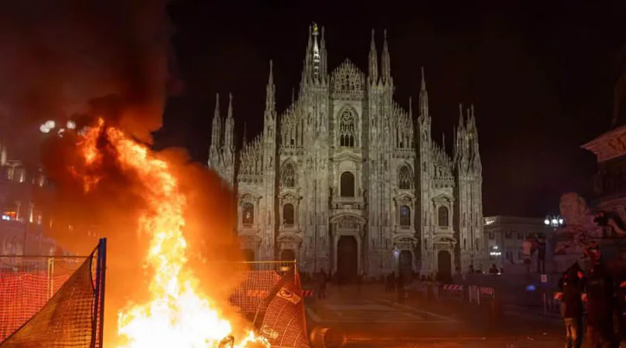 sre-alerta-a-mexicanos-disturbios-italia La SRE alerta a mexicanos ante nuevos disturbios y protestas en Italia.