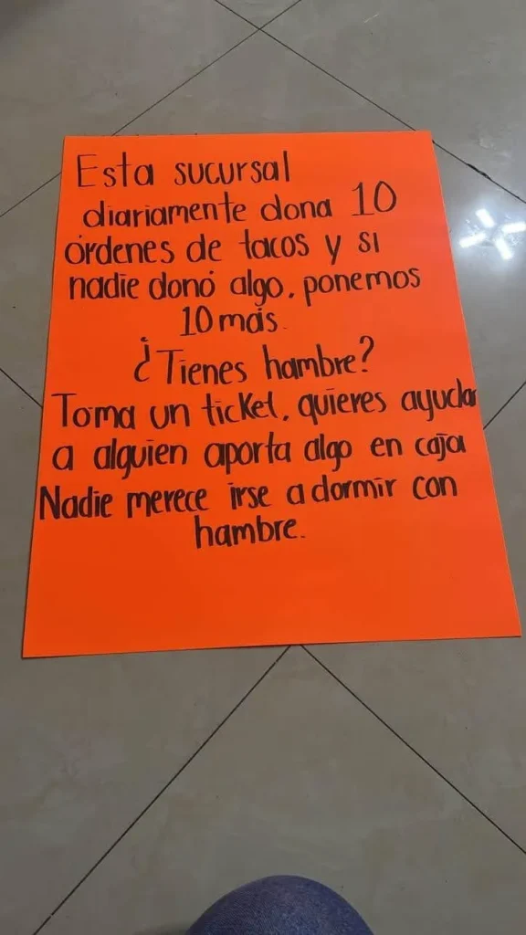 Taquería dona tacos a personas que lo necesitan en Guadalupe 2 Taquería dona tacos a personas necesitadas en Guadalupe Nuevo León