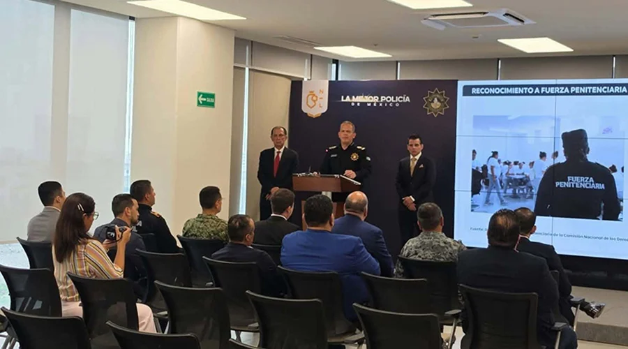 titular-de-seguridad-nuevo-leon-rueda-prensa Gerardo Escamilla titular de Seguridad en Nuevo León niega activismo político