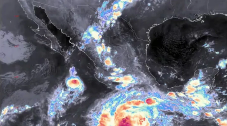 trudy-huracan-categoria-3 Trayectoria e impacto del huracán Trudy en las costas de México.