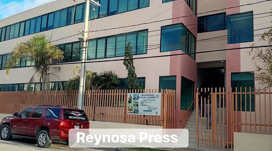 universidad-miguel-aleman Instalaciones educativas de la Universidad Miguel Alemán, donde localizan sin vida a un conserje en Reynosa